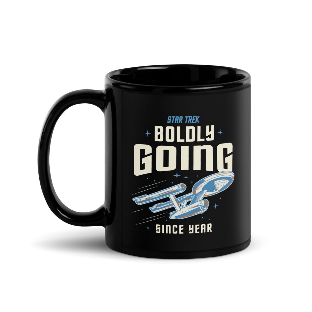 Star Trek Mug Boldly Going Since Personalized Year