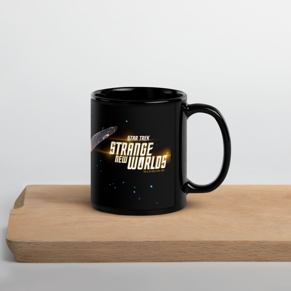 Star Trek: Strange New Worlds Enterprise Black Mug