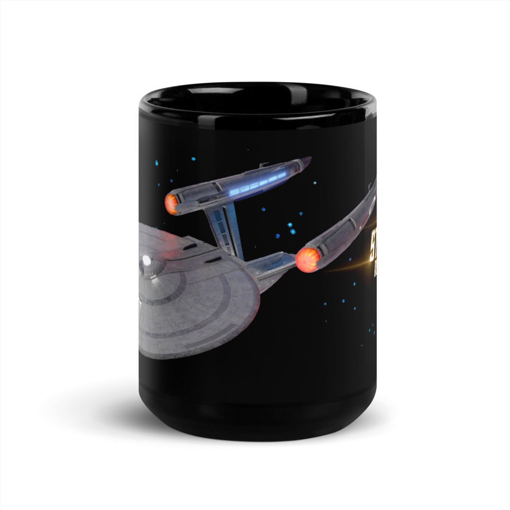 Star Trek: Strange New Worlds Enterprise Black Mug