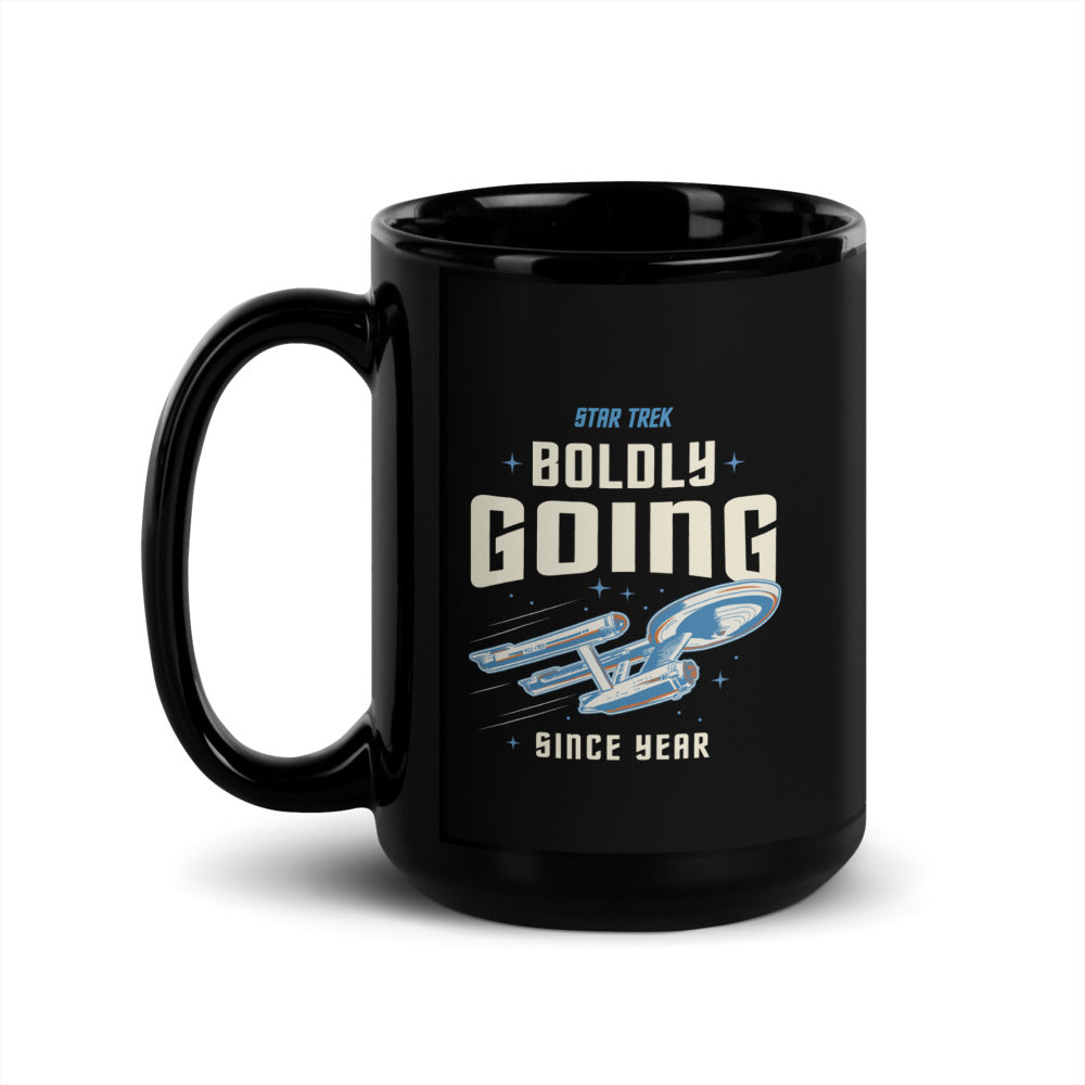 Star Trek Personalized Year Mug Boldly Going Since 1966
