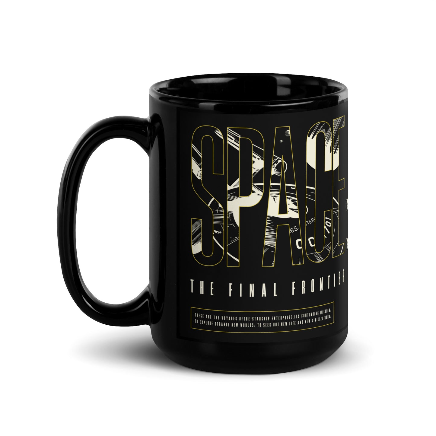 Star Trek Mug Space The Final Frontier