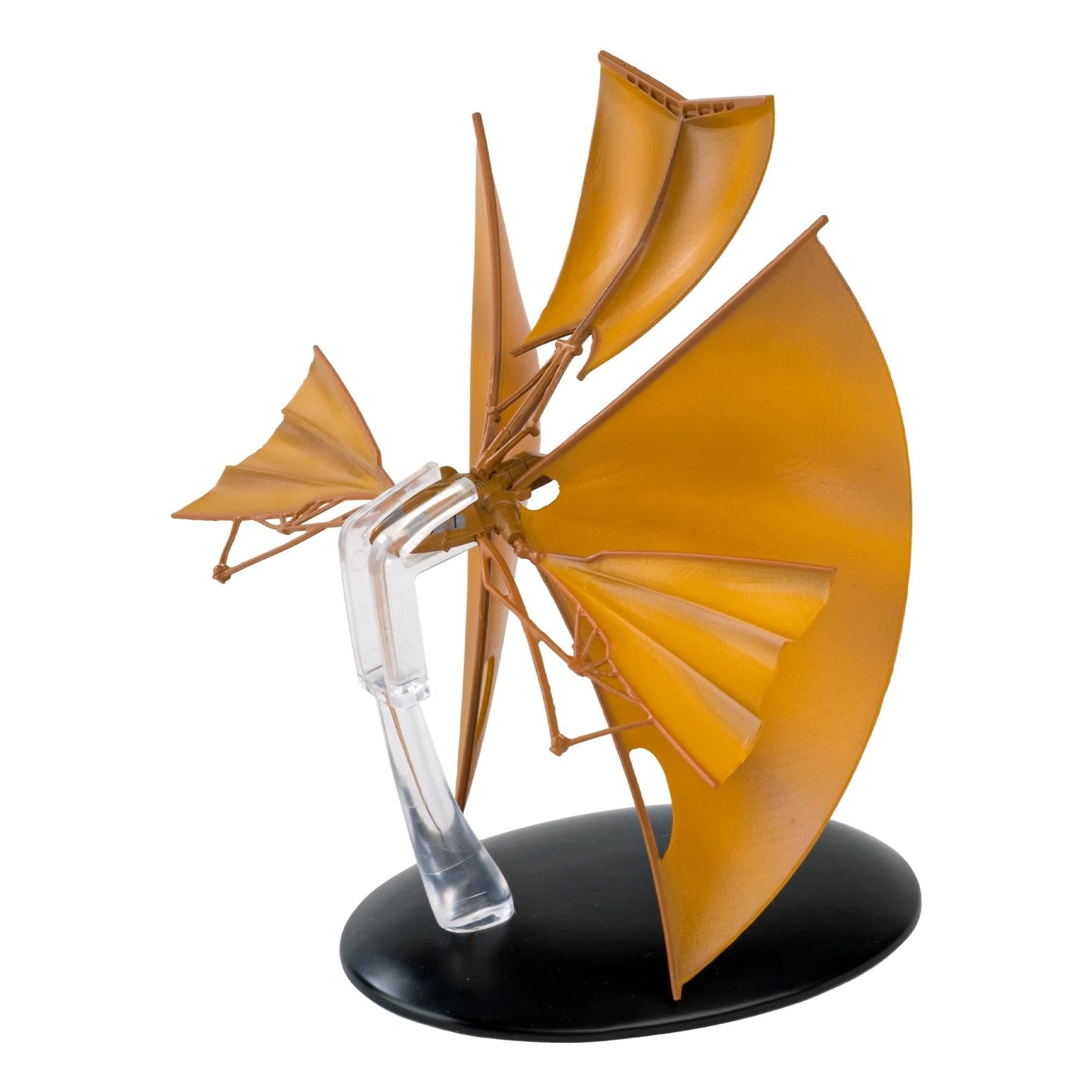 Eaglemoss Star Trek Bajoran Solar Sailor ship replica viewed from the front quarter