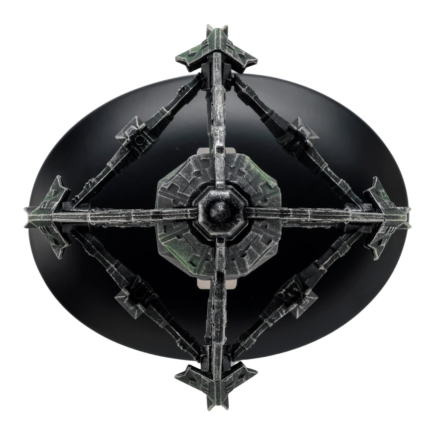 Packaging box view for the Eaglemoss Star Trek Borg Queen Ship collectible