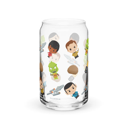 Star Trek: The Original Series Chibi Can Glass