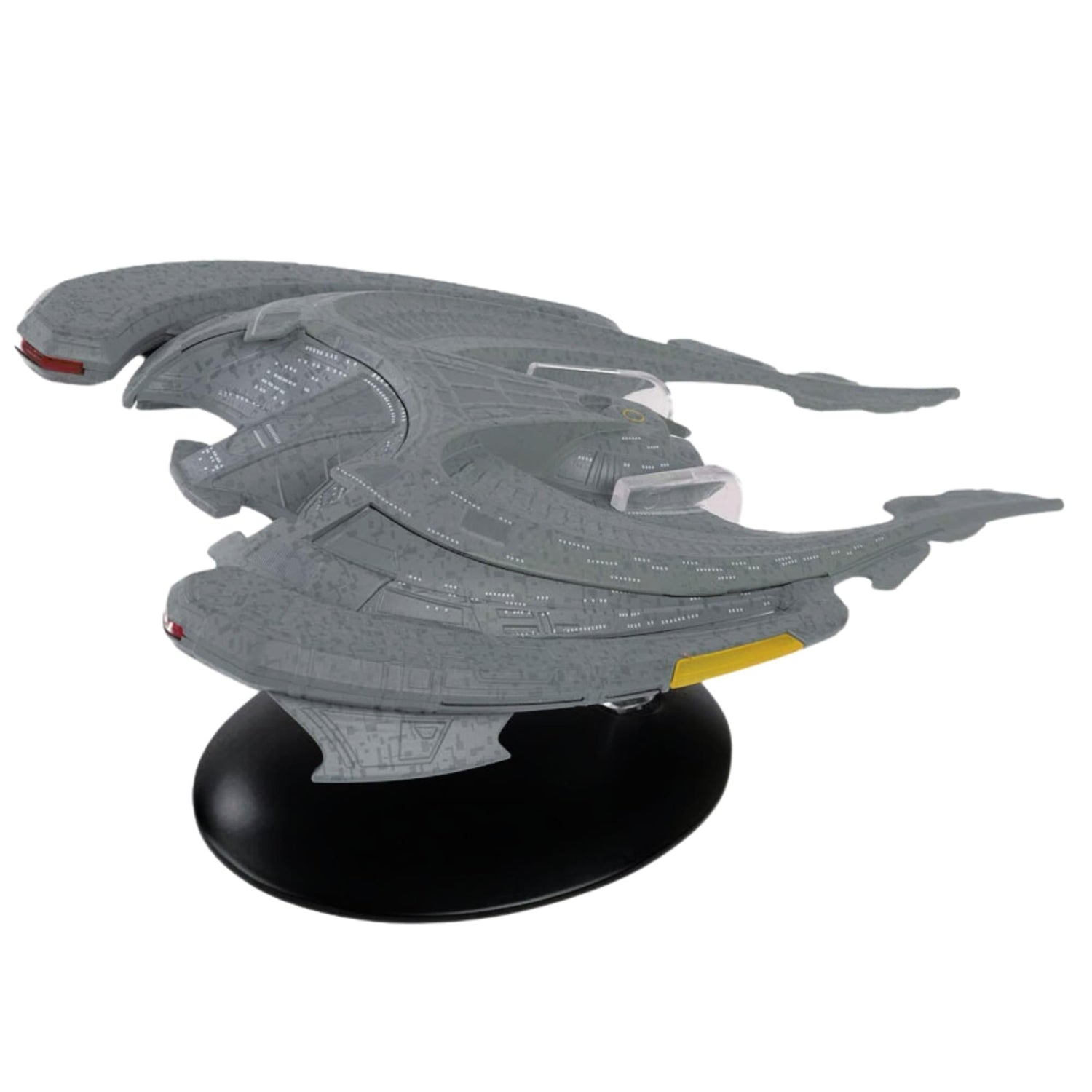 Rear view of the S'onar starship model detailing the impulse engine layout and propulsion assembly