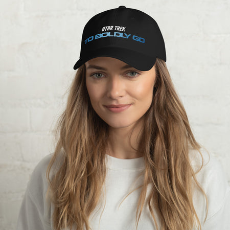 Star Trek To Boldly Go Embroidered Dad Hat