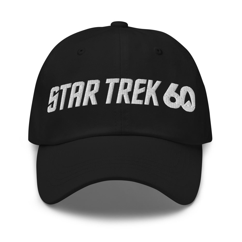Star Trek Hat 60th Anniversary Logo Embroidered