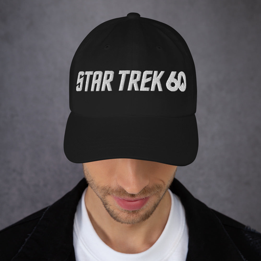 Star Trek Hat 60th Anniversary Logo Embroidered