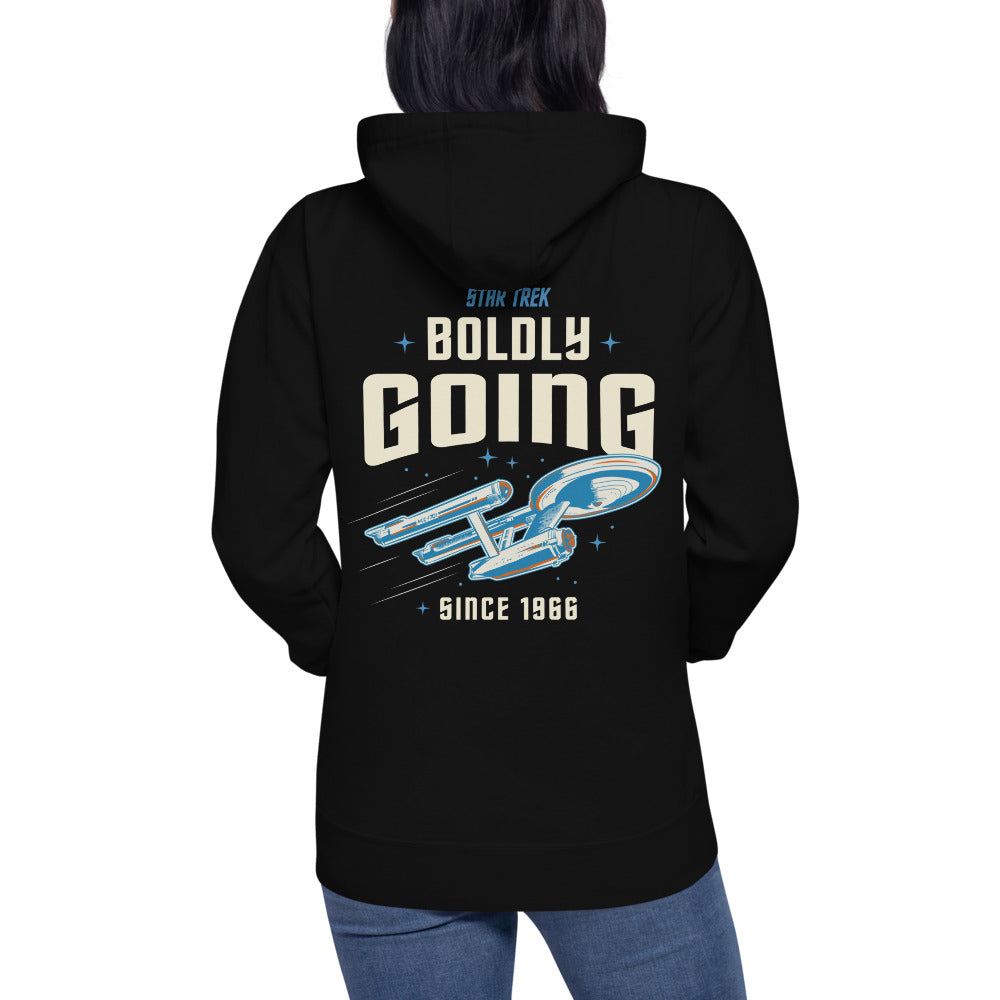 Star Trek Hoodie Boldly Going Since 1966 with Personalized Name