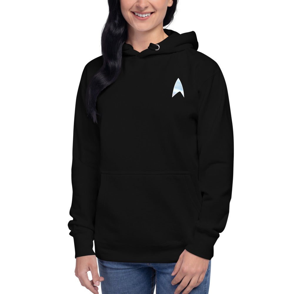 Star Trek Hoodie 60th Anniversary Logo  Black