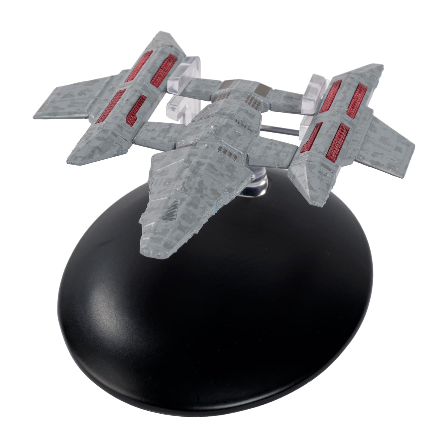 Rear view of the Tamarian Deep Space Cruiser model featuring engine detailing and propulsion housing