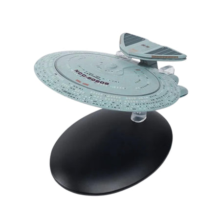 Top-down view of the U.S.S. Honshu replica highlighting the saucer section and roll bar module