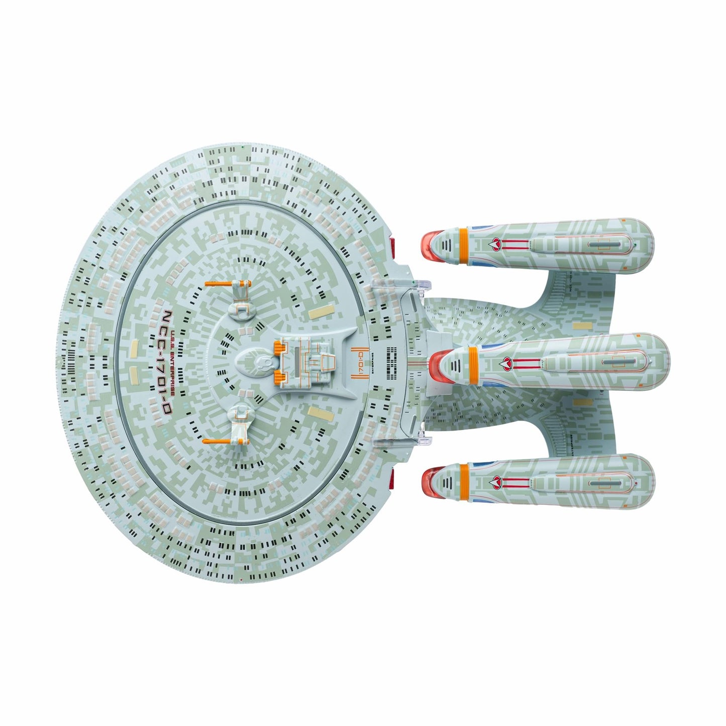 Packaged collector's box displaying the official Star Trek starship replica and branding