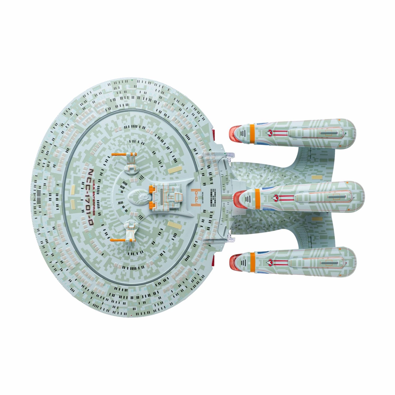 Packaged collector's box displaying the official Star Trek starship replica and branding
