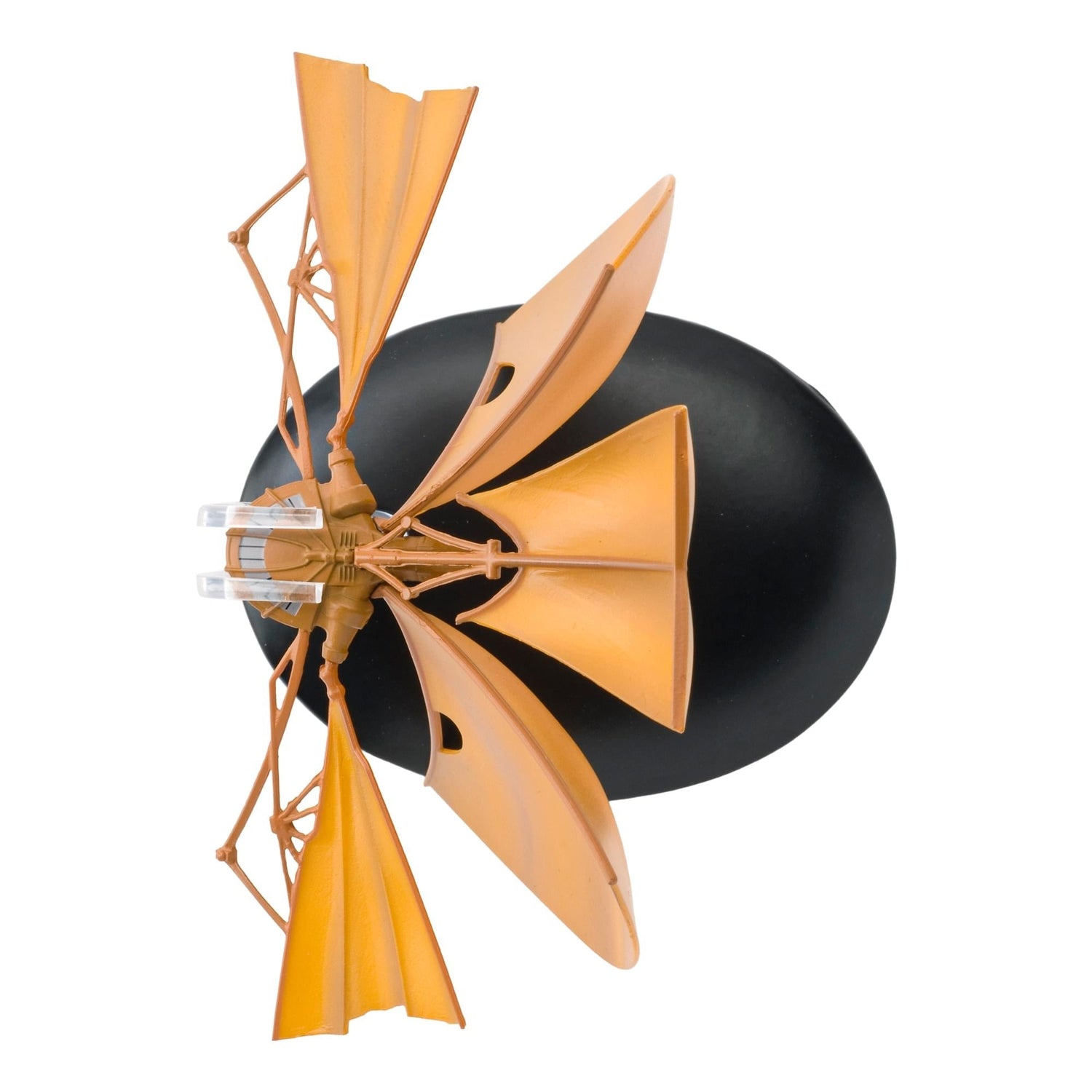 Top-down view of the Bajoran Solar Sailor showing the expanse of its reflective solar sails