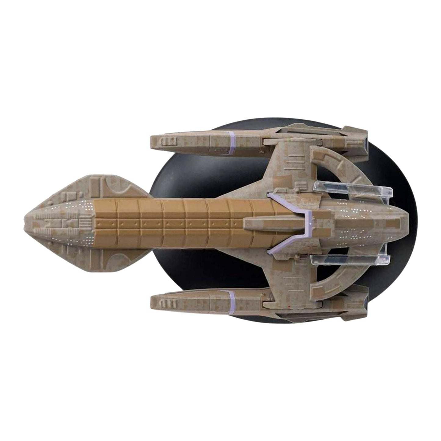 Close-up detail shot of the Karemma Starship bridge section and navigational deflector arrays