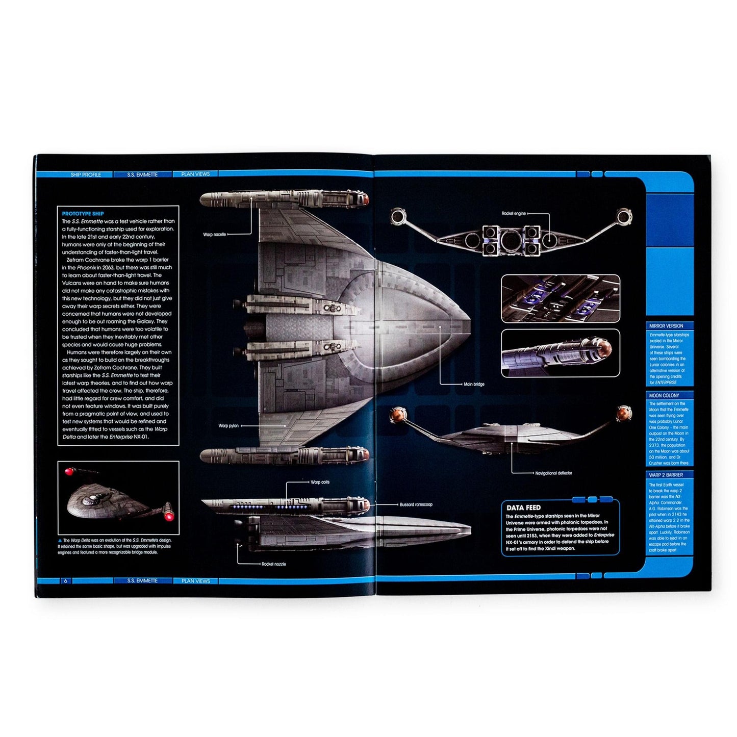 Back cover of the Star Trek magazine displaying collection issue details and publisher branding