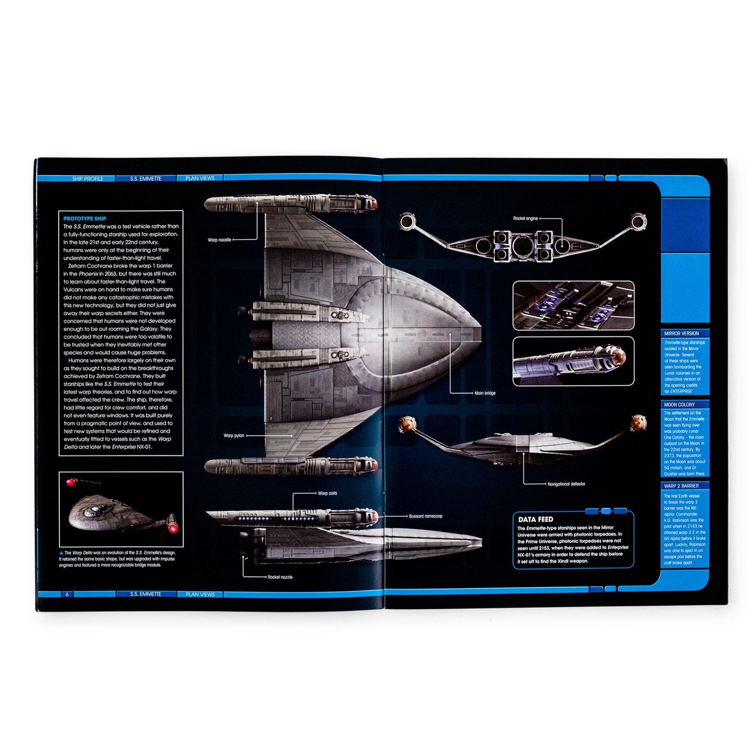 Back cover of the Star Trek magazine displaying collection issue details and publisher branding