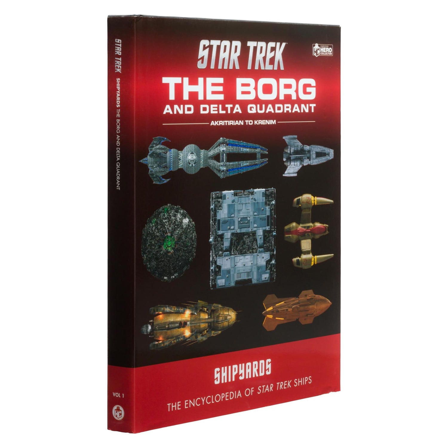 Back cover of the Star Trek Shipyards book displaying a catalog summary and publisher details