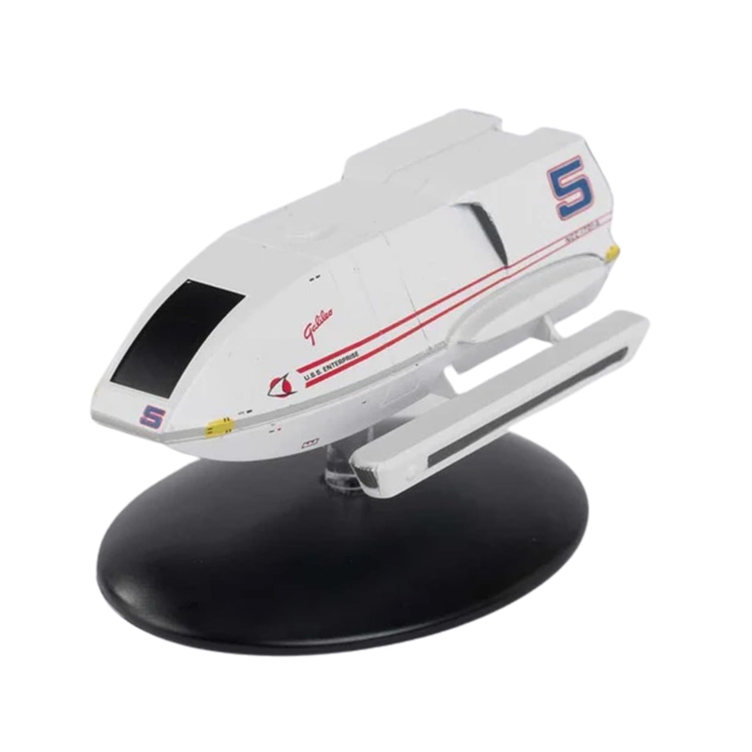 Complete Star Trek shuttlecraft collection laid out alongside collector packaging elements