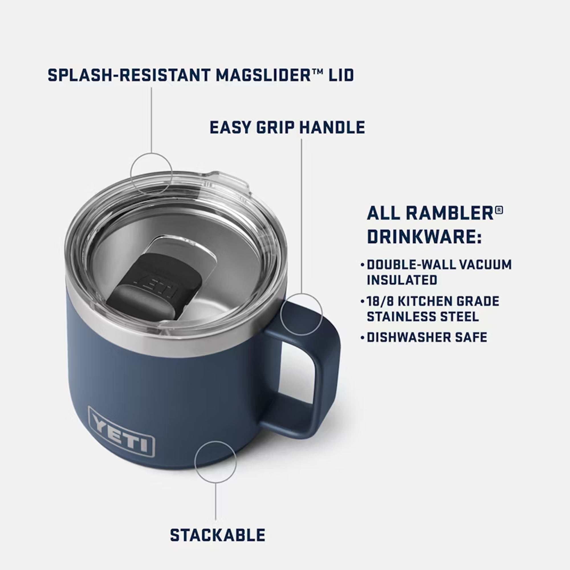 Star Trek: The Original Series Delta Yeti® Rambler 14oz Stackable Mug