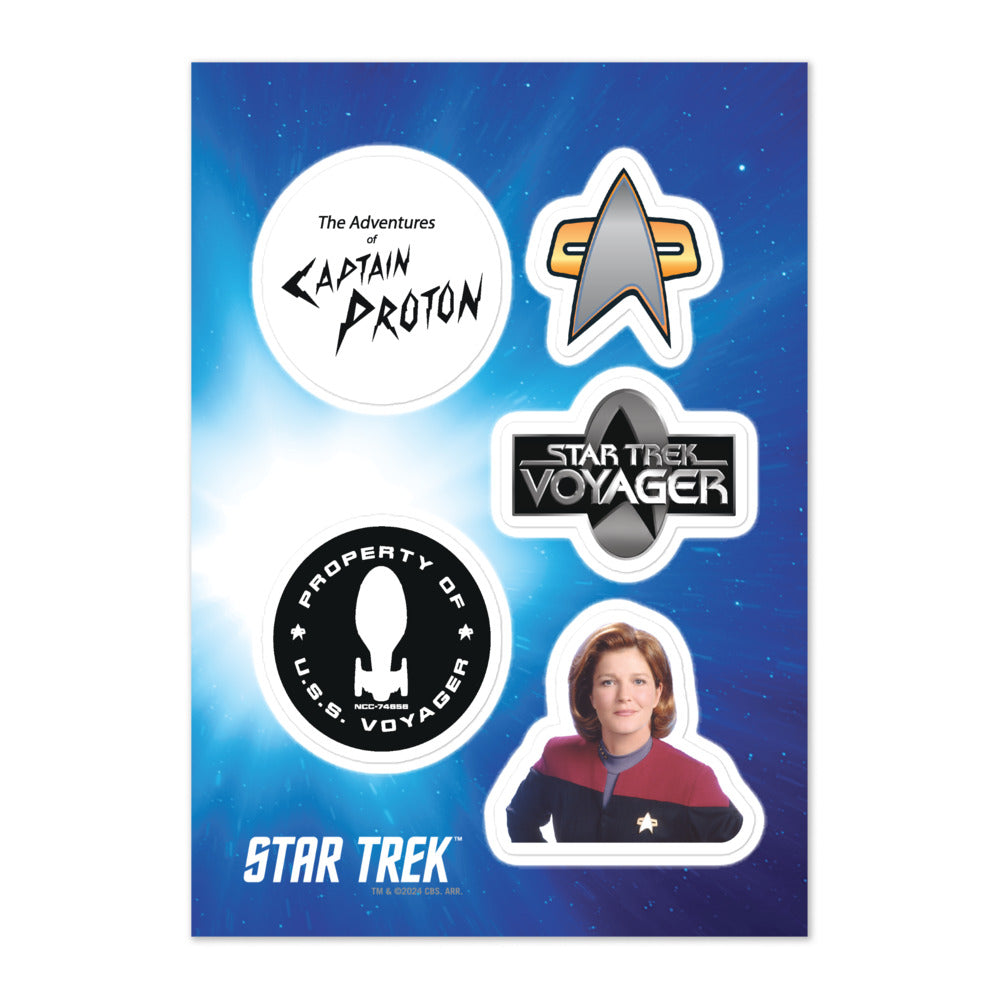 Trek Nbc Sticker Star Trek: Voyager Sticker Sheet