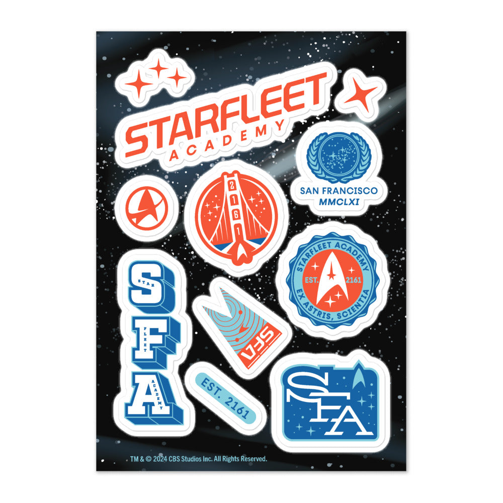 スタートレック　ヴォイジャー　切手シート額装入り　セントビンセント Stickers & Notebooks