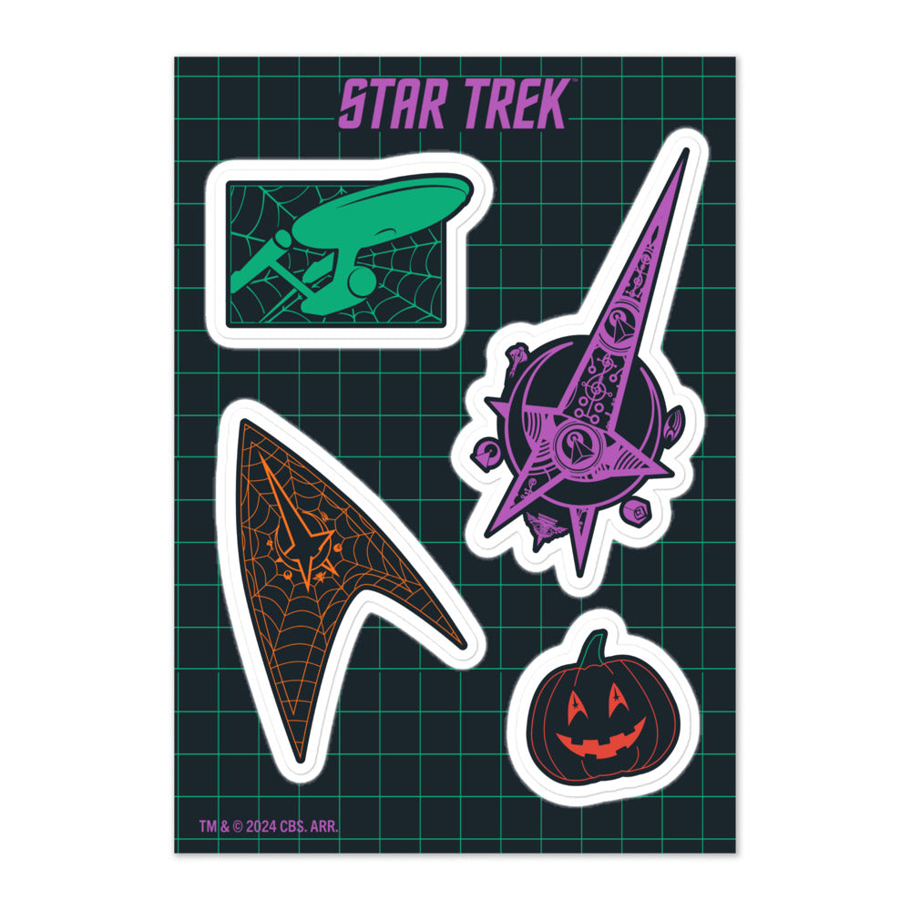 Star Trek Halloween Sticker Sheet