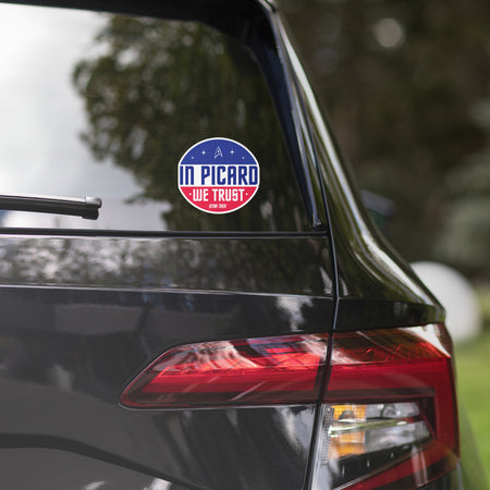 Star Trek In Picard We Trust Sticker