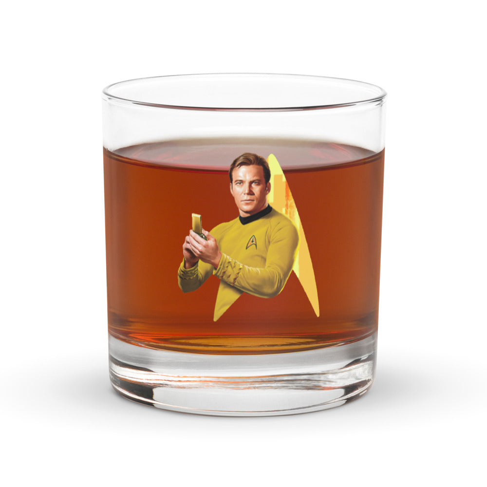 Star Trek: The Original Series Kirk Rocks Glass