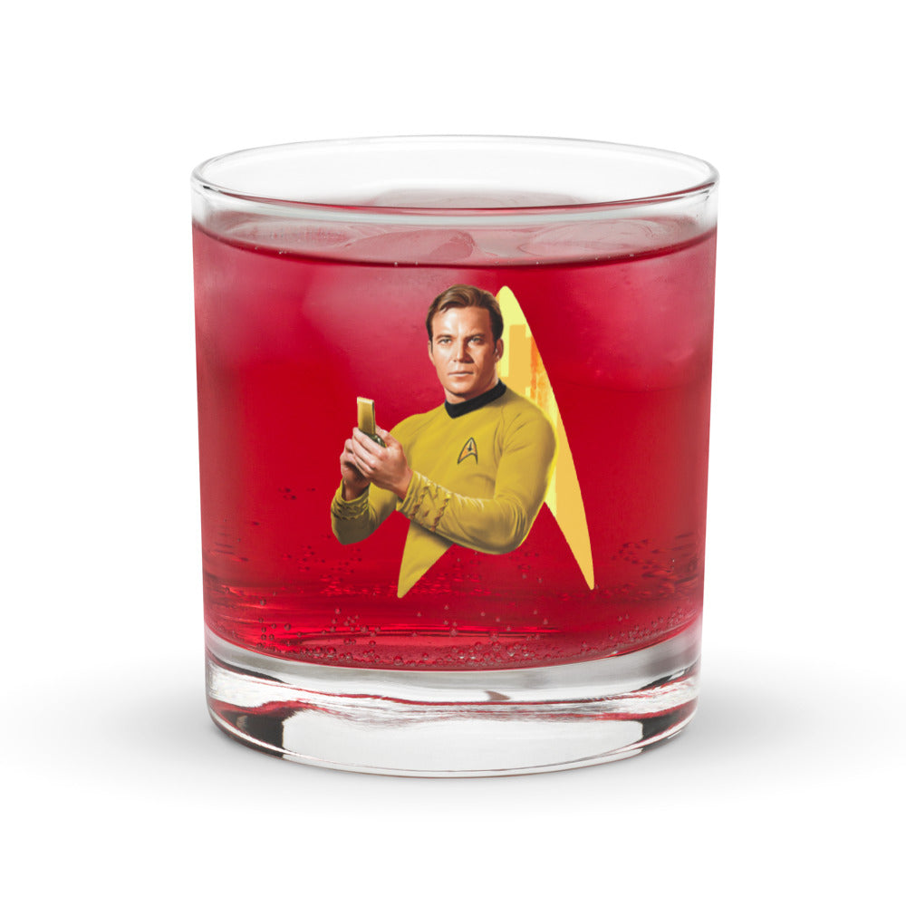 Star Trek: The Original Series Kirk Rocks Glass