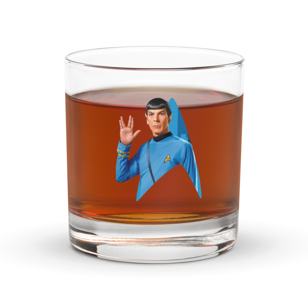 Star Trek: The Original Series Spock Rocks Glass