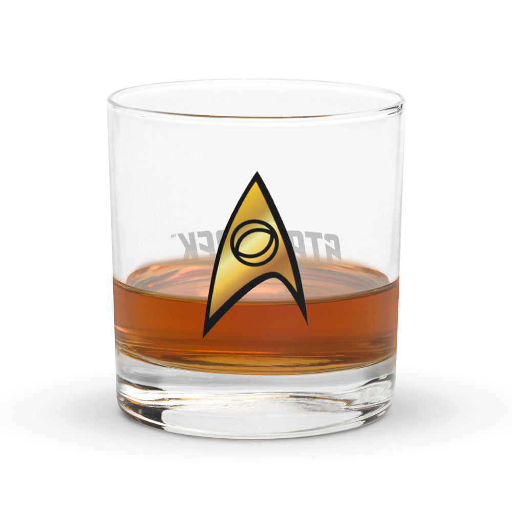 Star Trek: The Original Series Science Delta Rocks Glass