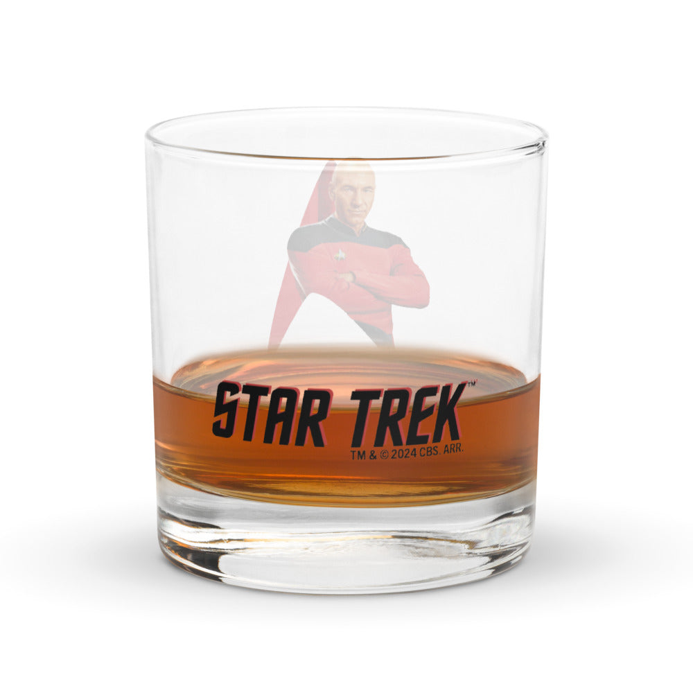 Star Trek: The Next Generation Picard Rocks Glass