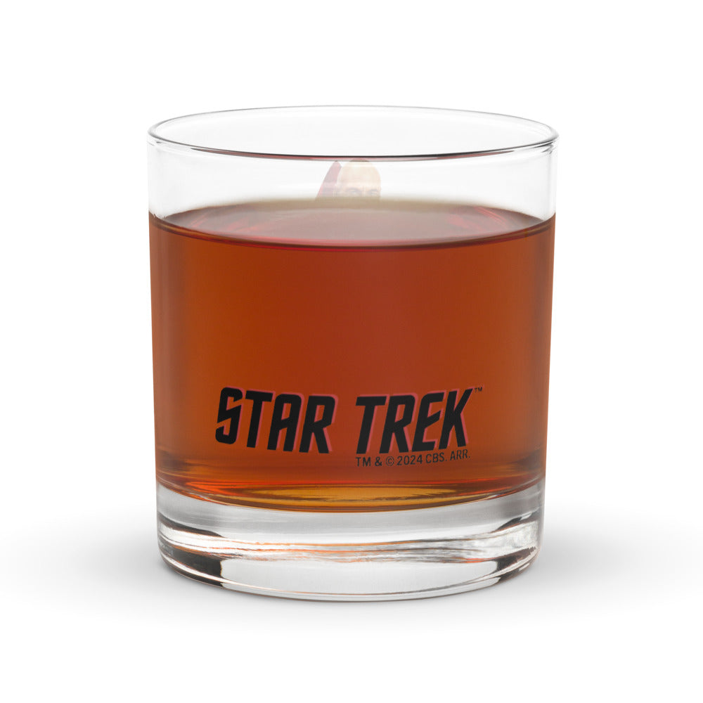 Star Trek: The Next Generation Picard Rocks Glass