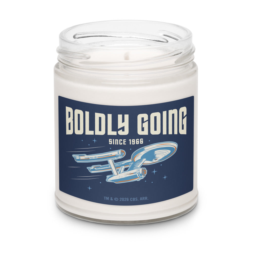 Star Trek Candle Boldly Going Since 1966 White Sage And Lavender
