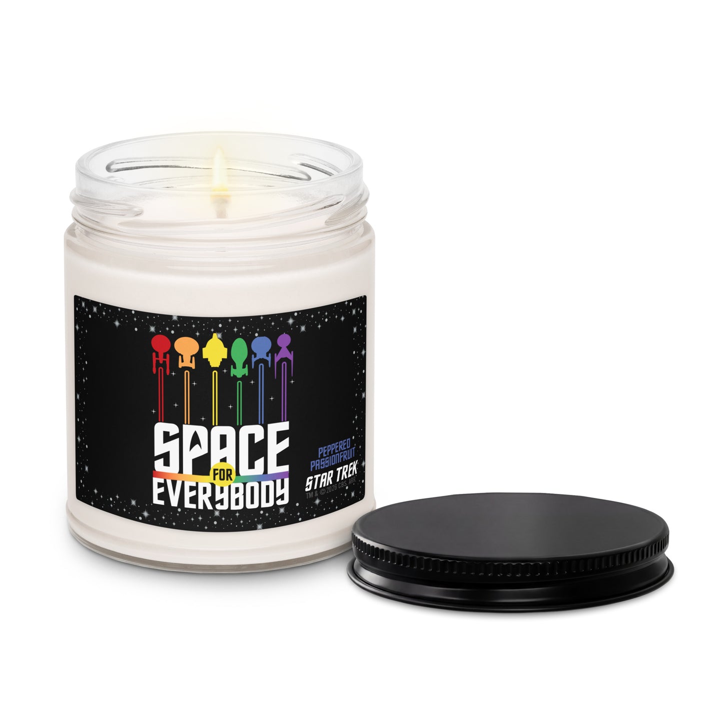 Star Trek Pride Space for Everybody Scented Soy Candle