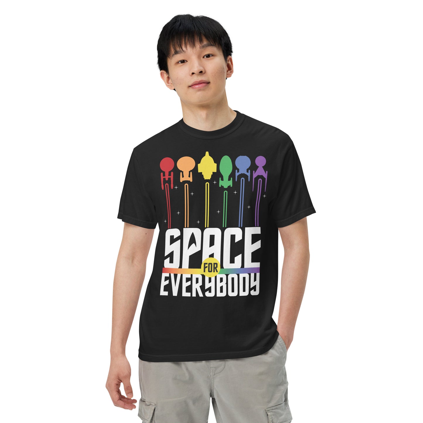 Star Trek Pride Space for Everybody T-Shirt Comfort Colors