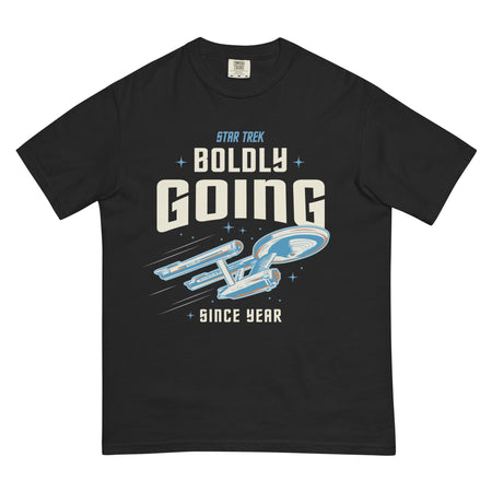 Star Trek T-Shirt Boldly Going Since Personalized Year