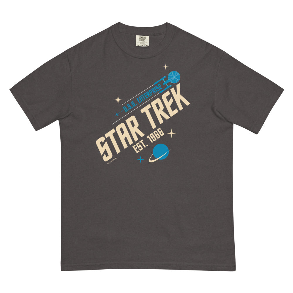 Star Trek Comfort Colors T-Shirt Est. 1966 Graphite
