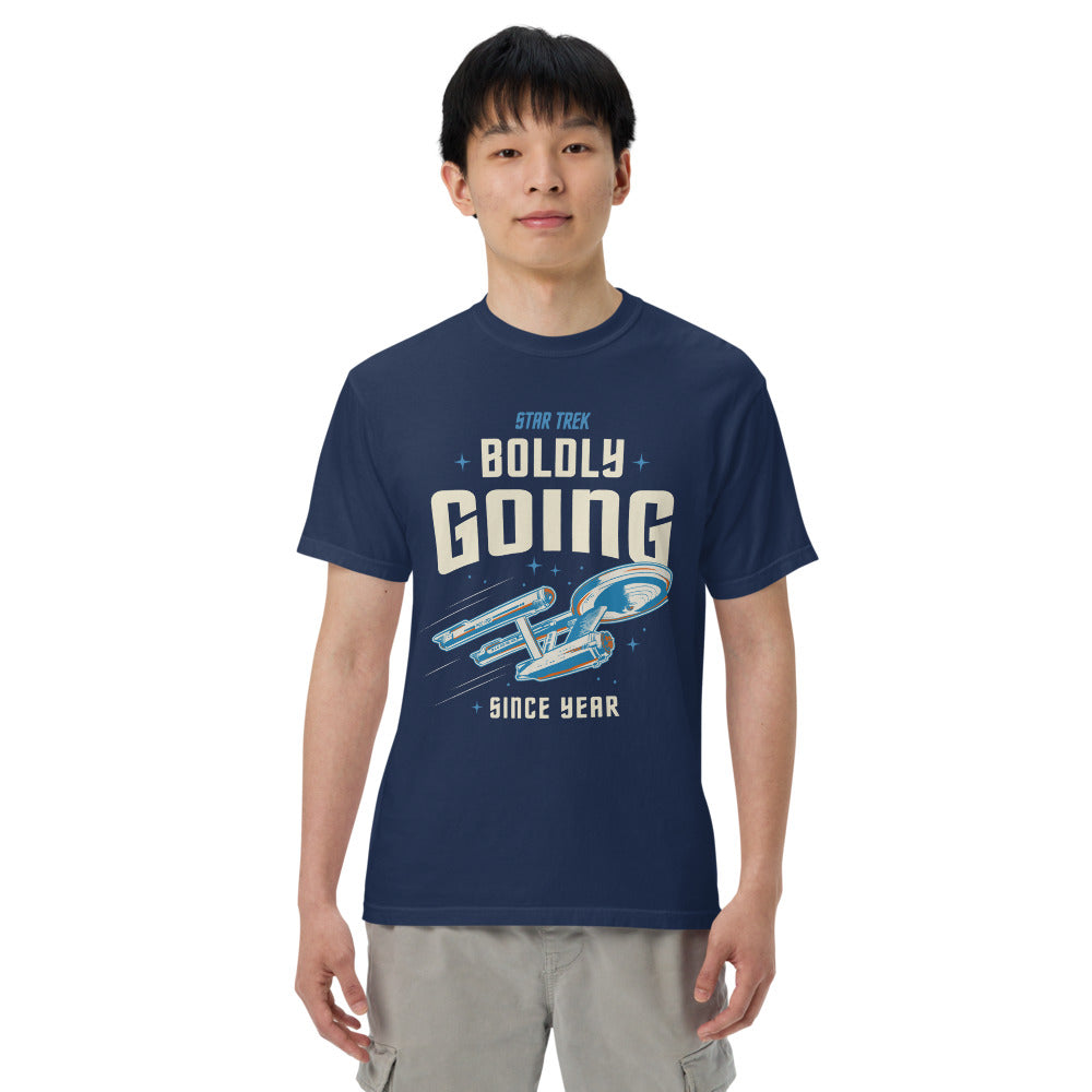 Star Trek T-Shirt Boldly Going Since Personalized Year