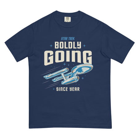 Star Trek T-Shirt Boldly Going Since Personalized Year