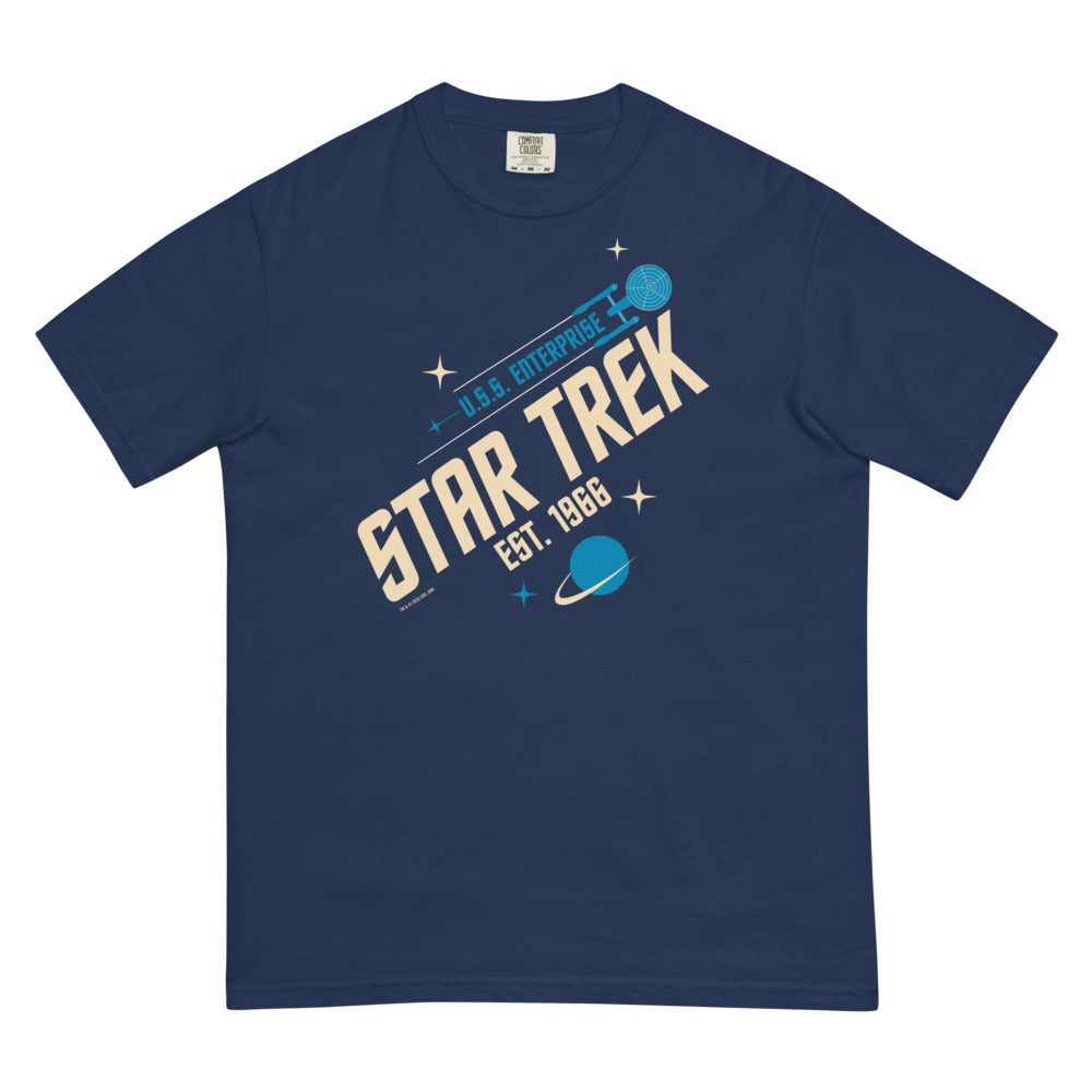 Star Trek Comfort Colors T-Shirt Est. 1966 True Navy