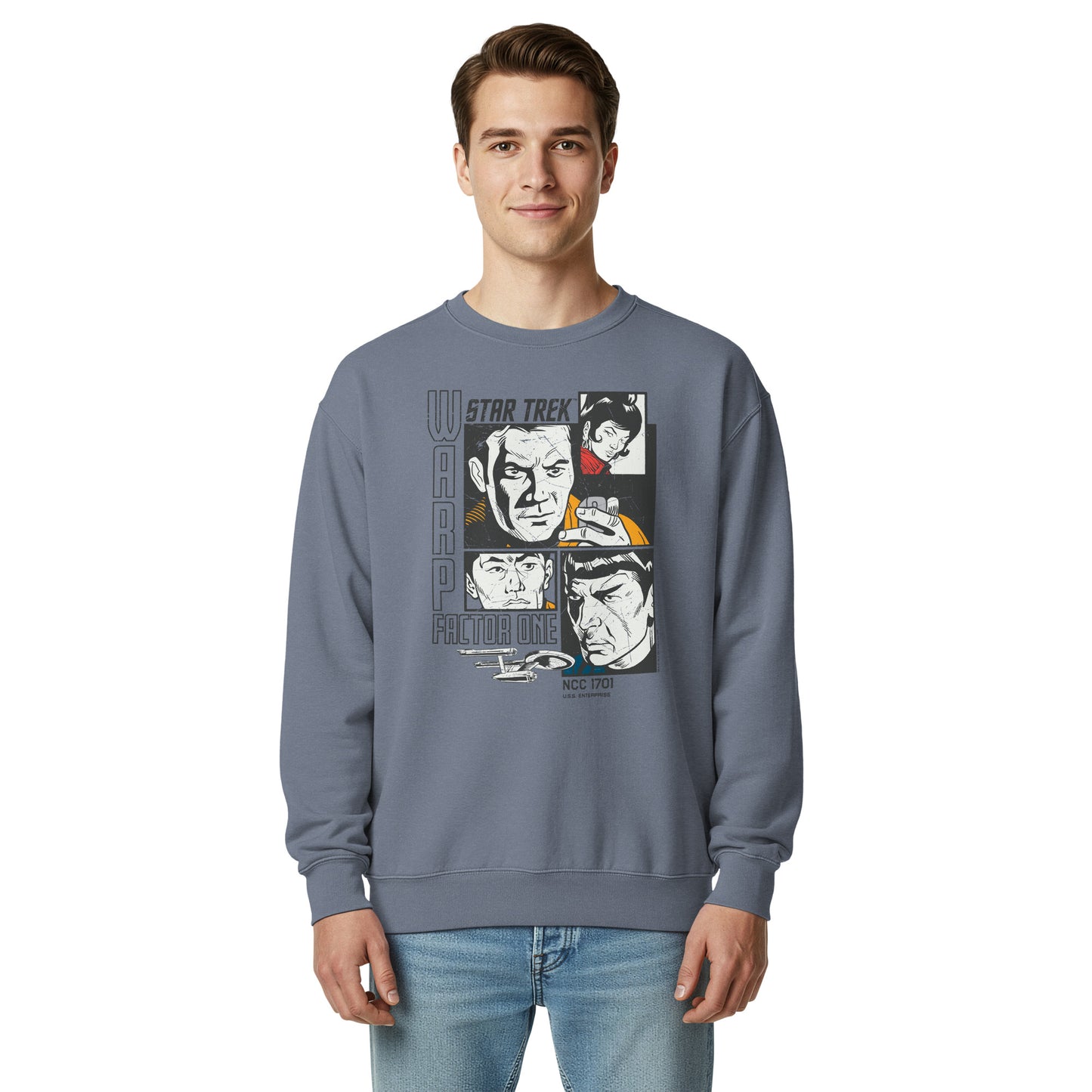 Star Trek Sweatshirt Warp Factor One