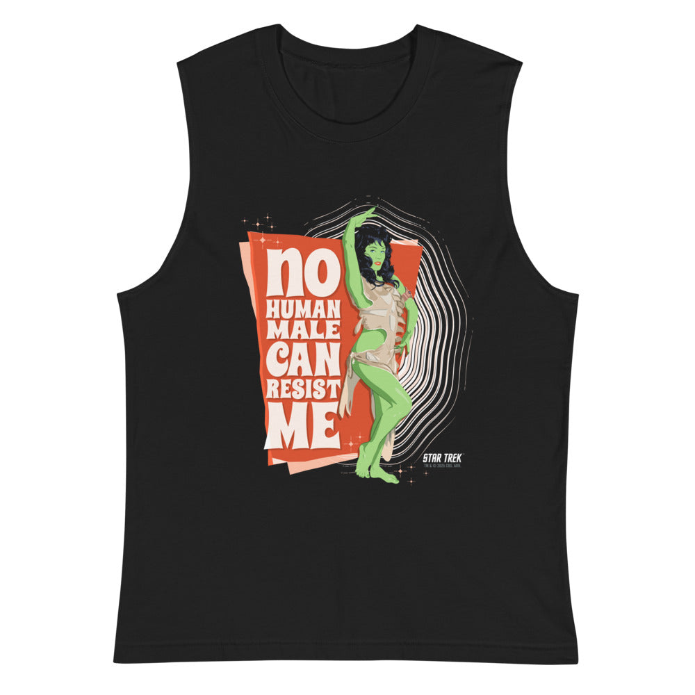 Star Trek: The Original Series No Human Male Can Resist Me Unisex Muscle Tank Top