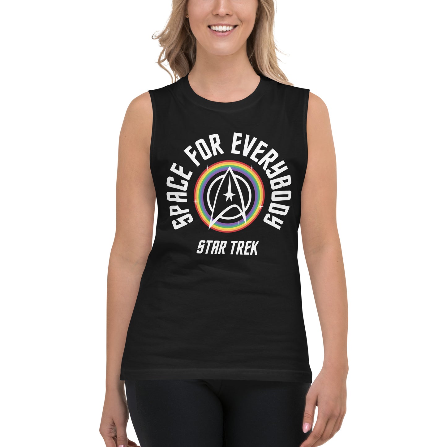 Star Trek Pride Space for Everybody Muscle Tank Top