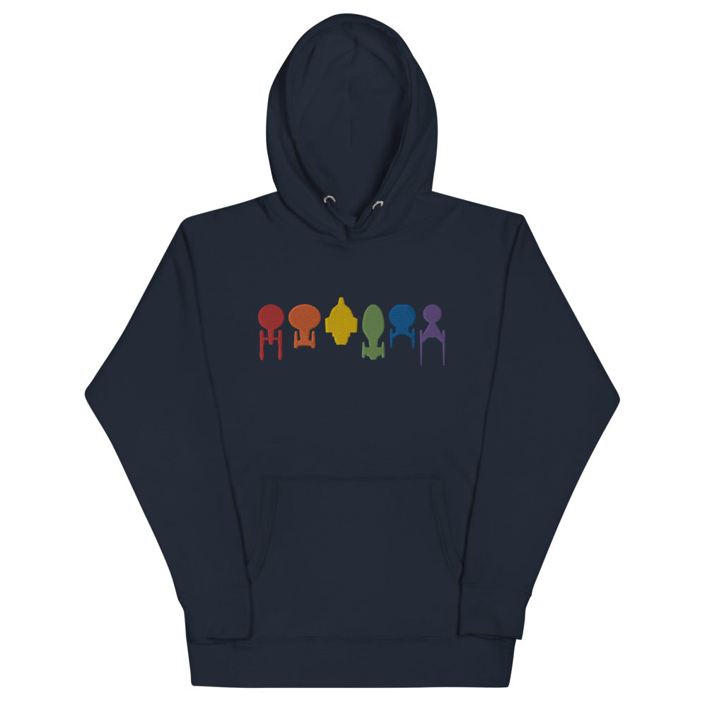 Star Trek U.S.S. Enterprise Embroidered Hoodie Star Trek U.S.S. Enterprise Embroidered Hoodie