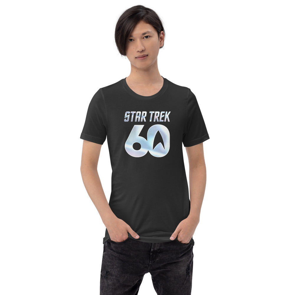 Star Trek T-Shirt 60th Anniversary Logo  Dark Grey