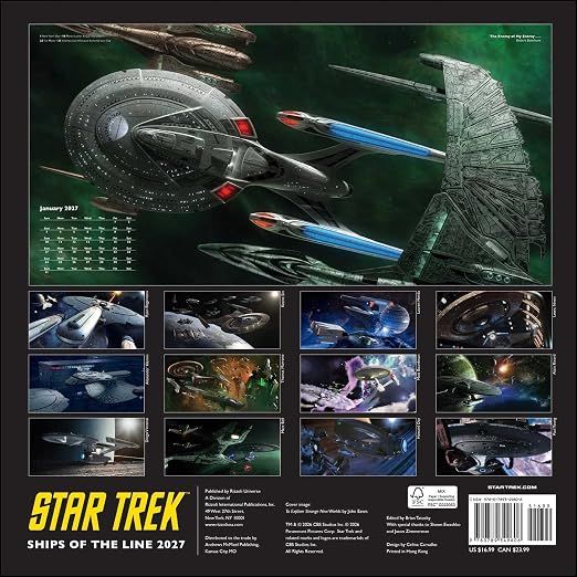 Star Trek Ships of the Line 2027 Calendar-5