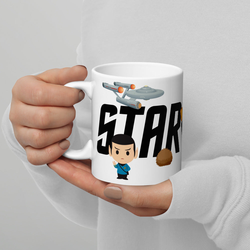 Star Trek: The Original Series Chibi White Mug